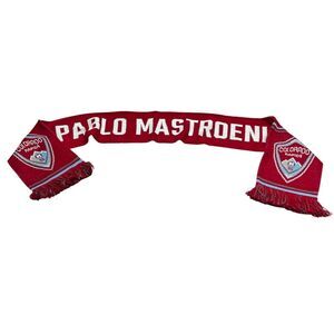 Ruffneck Colorado Rapids Pablo Mastroeni Red Scarf With Fringe MLS Soccer #25